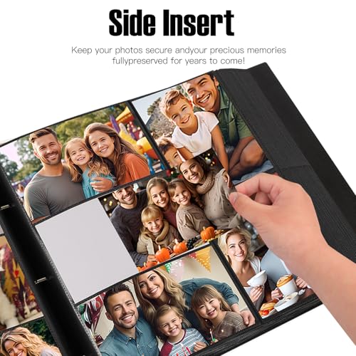 Extra Large 1000 Photo Album 4x6, Linen Hardcover with Display Window