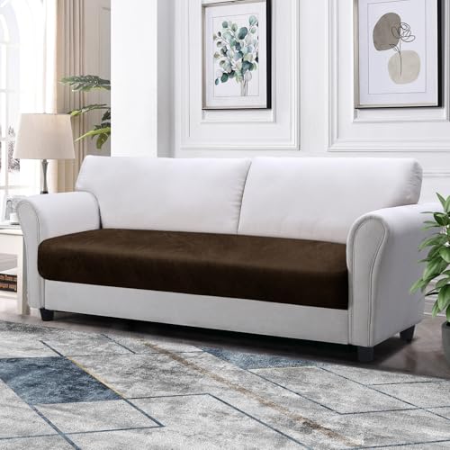 Stretch Faux Leather Loveseat Cover - Pet-Friendly, Non-Slip