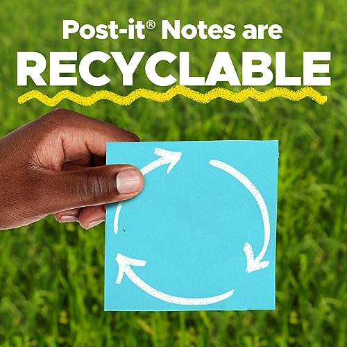 Sticky Notes, 3x3 Inches, 3 Lined Pads - Poptimistic Collection