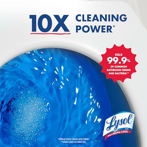 Lysol Toilet Bowl Cleaner Clinging Gel Atlantic Fresh 24 oz - Pack of 2