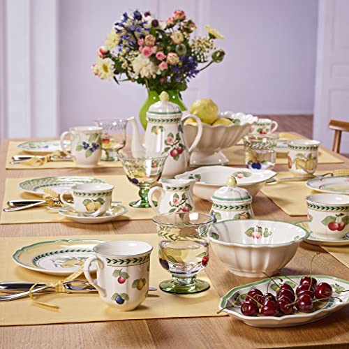 Villeroy & Boch French Garden Fleurence Oval Pickle Dish & Gravy Stand – Premium Porcelain, 9.5in