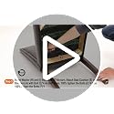 Modern PU Leather Dining Chairs - Set of 6, Brown Upholstered Kitchen Chairs