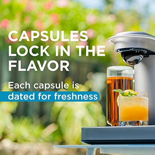 Bartesian Whiskey Lovers Cocktail Mixer Capsules 24-Pack for Home Bar