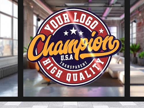 Custom Full Color Window Decal | Personalized Logo Cling XXL