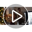 HAPPYGRILL 5ft Pre-lit Artificial Christmas Tree with Warm White LED Lights, Green Slim Xmas Tree