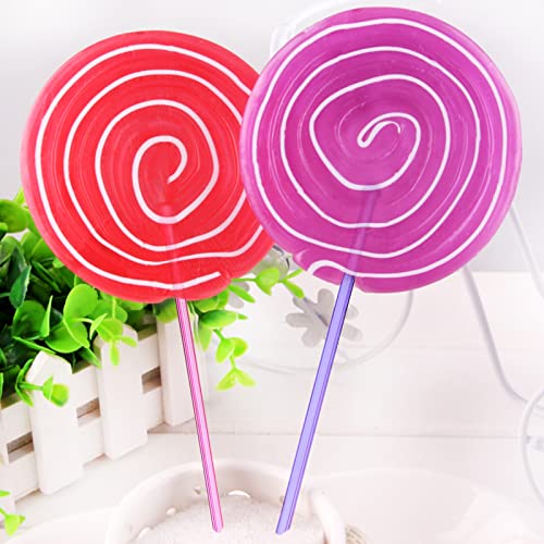 Multicolor 100 Pcs Plastic Cocktail & Cake Pop Stirrers - Safe, Disposable, 7.24 Inch