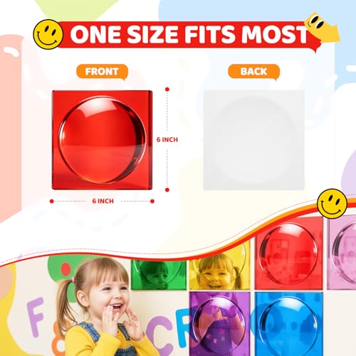 6-Piece Sensory Bubble Mirror Set - Shatter-Resistant Acrylic Wall Decor