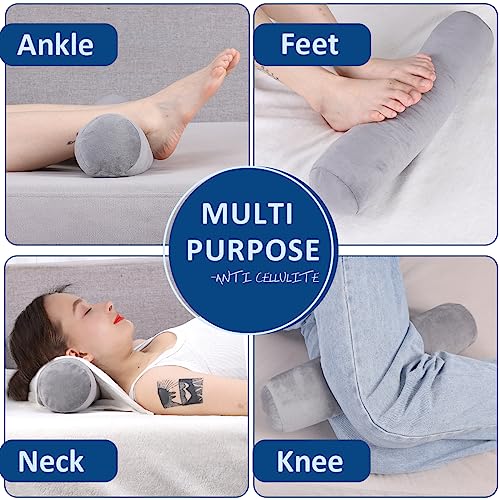 Cervical Neck Roll Pillow - Cotton Bolster for Support & Comfort
