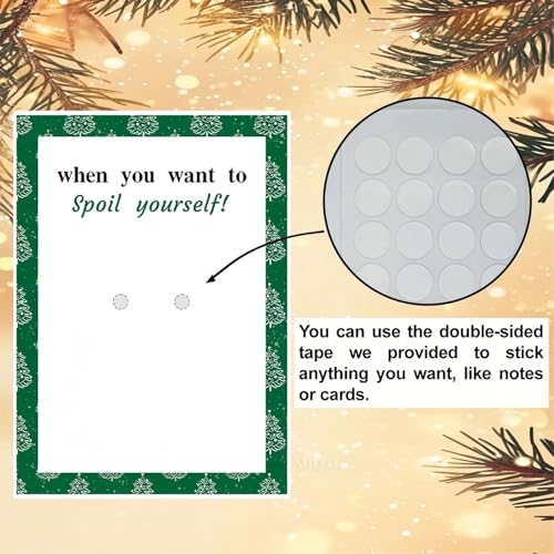 Semyifu S10 Christmas Gift Card Book — Surprises on Every Page, DIY Spiral-Bound Greeting Card Holder