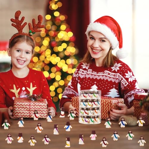 100 Pcs Mini Jesus Figurines, 1.4-Inch Tiny Religious Party Favors