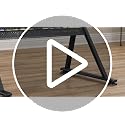Adjustable Drafting Table with Stool, Tilting Art Desk with Storage Drawers
