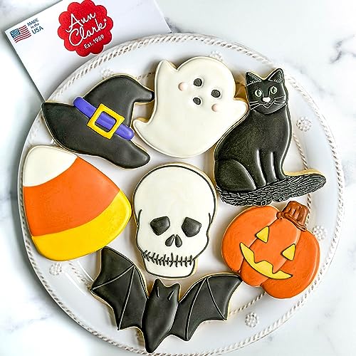 Ann Clark 7-Piece Halloween Cookie Cutters Set - Fall & Spooky Baking Tools