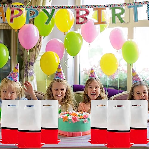 30-Piece Cartoon Animation Party Gift Bags with Handles, 10x6.5 Inches
