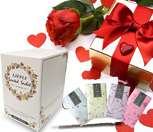 14-Pack Scented Sachets for Drawers and Closets, Long-Lasting Home Fragrance