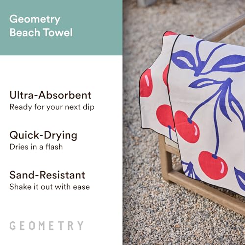 Micro-Loop Beach Towel - Quick-Dry, Sand-Resistant, Compact Travel Towel