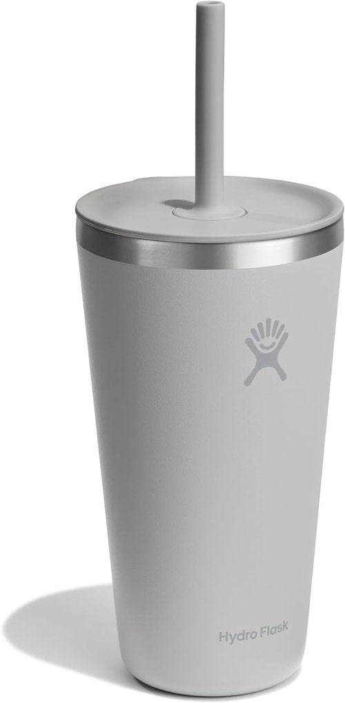 Hydro Flask Insulated Travel Mug - 28 Oz Stainless Steel Coffee Cup with Straw Lid | Tonal Birch