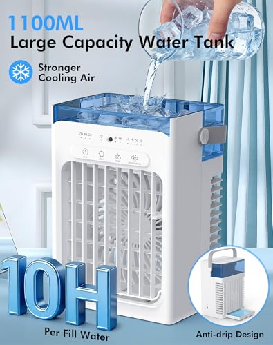 Portable Air Conditioner Personal Mini Evaporative Air Cooler with Remote