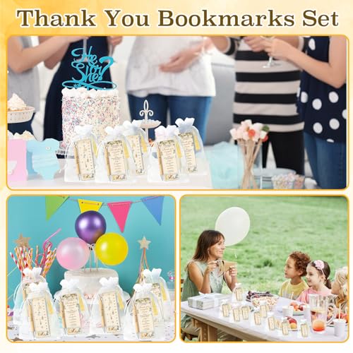 90-Piece Baby Shower Favor Set: 30 Pens, 30 Bookmarks, and 30 Gift Bags