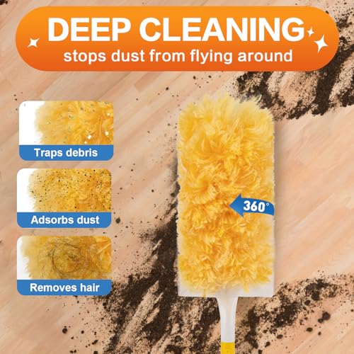Heavy Duty Disposable Duster Refills - Multi-Surface Cleaning (25 Pack)
