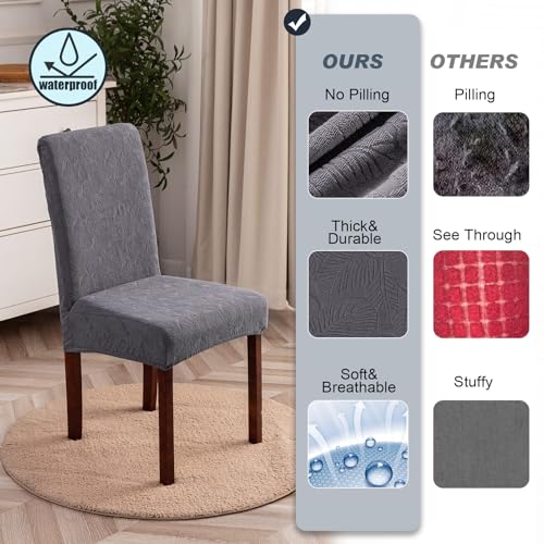 Waterproof Stretch Dining Chair Covers - Removable & Washable