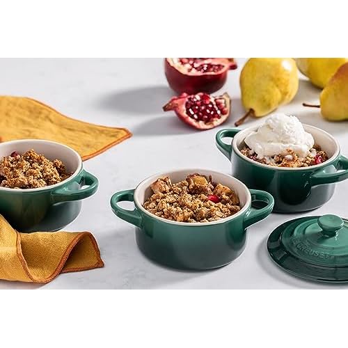 Le Creuset Stoneware Mini Round Cocotte, 8 oz., Artichaut