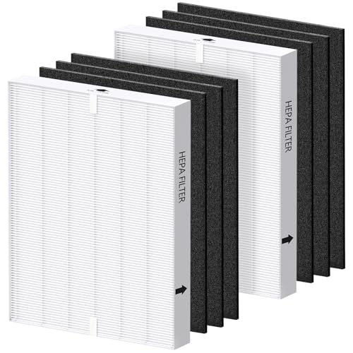 Air Purifier Replacement Filter Set with Carbon Pre-Filters