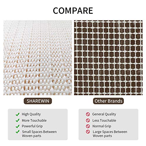 8x10 Non-Slip Rug Pad for Hardwood Floors - Durable Area Rug Gripper