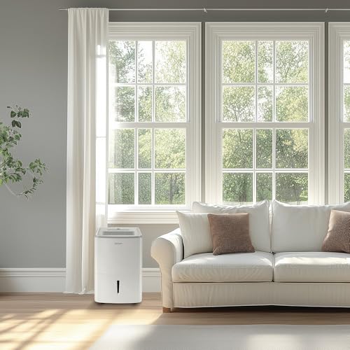 50 Pint Dehumidifier with WiFi Portable Humidity Control