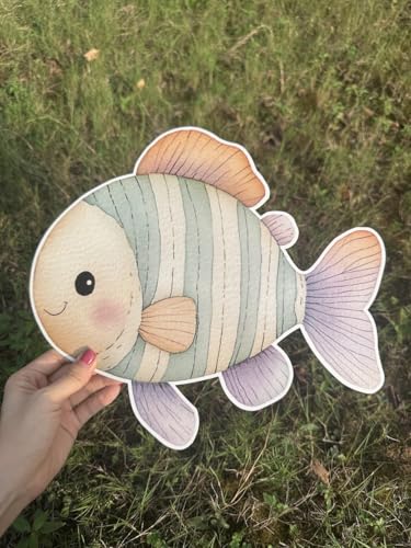 12-Inch Under the Sea Party Decorations, Ocean Animal Stand-Up Cutouts (9PCS)