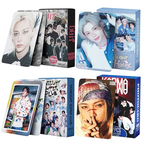 332-Piece Photocard and Sticker Set for Fans - 220 Lomo Cards & Stickers