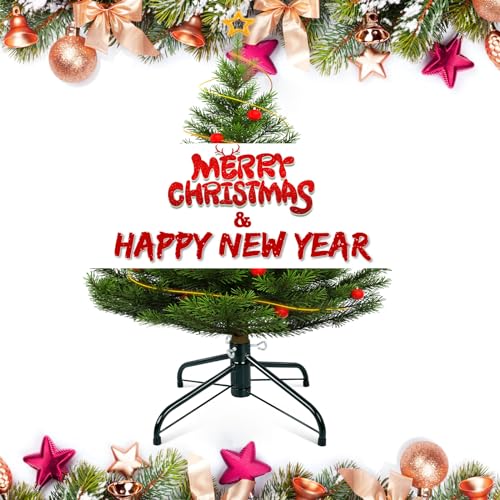 Heavy-Duty Folding Christmas Tree Stand Base for 2-7 FT Artificial Trees