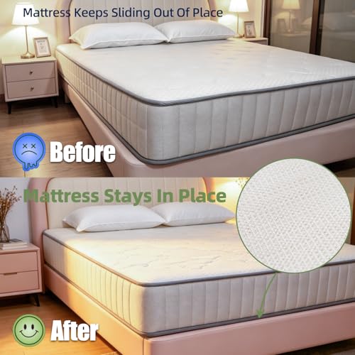 Non-Slip Mattress Gripper Pad for Queen Beds – Prevents Sliding