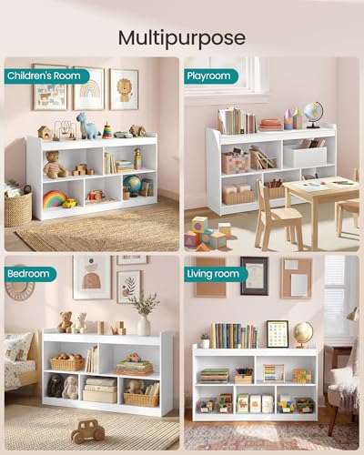 Kids' Toy Storage Shelf with 5 Compartments, Montessori Organizer Unit