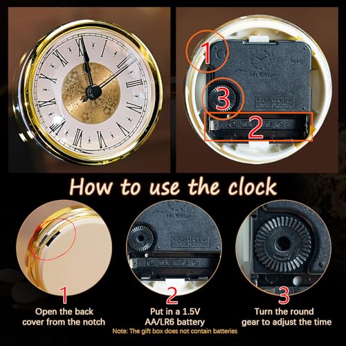 50th Wedding Anniversary Crystal Glass Photo Frame Clock for Couples