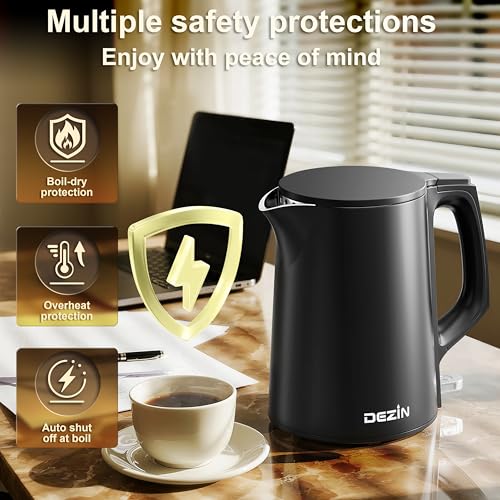 0.8L Compact Electric Kettle, Portable Stainless Steel Travel Tea Kettle