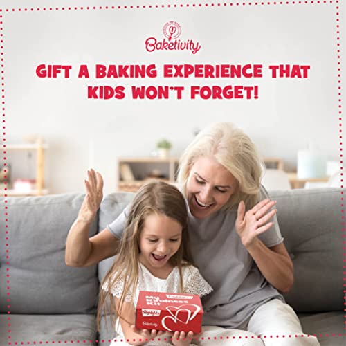 Kids Cookie Baking Kit with Pre-Measured Ingredients & Cookie Cutter