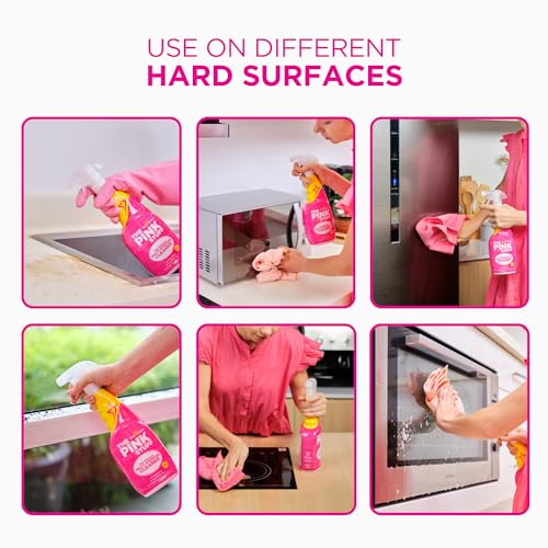 The Pink Stuff Miracle Multi-Purpose Cleaner Spray, 25 fl oz - Tough on Grease