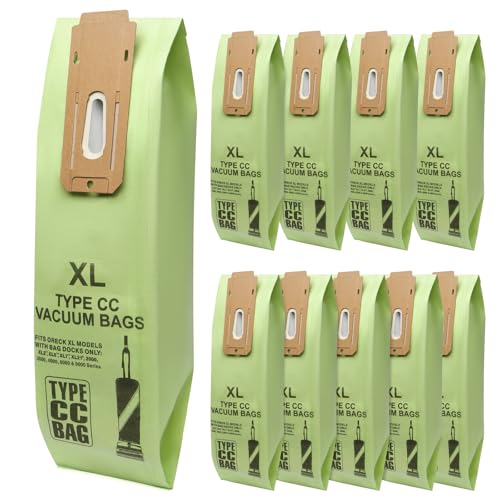 10-Pack Type CC Upright Vacuum Cleaner Replacement Dust Bags