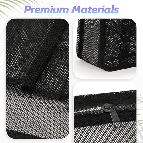 Portable Mesh Shower Caddy Quick-Drying Toiletry Organizer Bag for College Dorm Gym