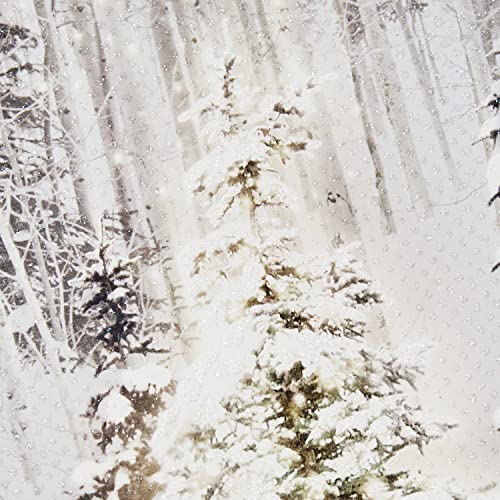 Hallmark Snowy Glowy Tree Christmas Cards Set - 16 Holiday Greeting Cards