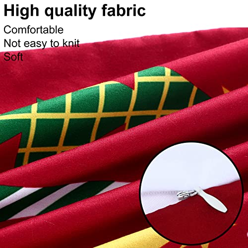 Boao 6 Pack 18x18 Inch Christmas Pillow Covers - Merry Holiday Decorations, Reindeer & Tree Designs