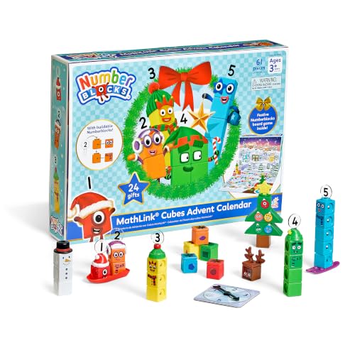 MathLink Cubes Advent Calendar - 24 Days Christmas Countdown Playset