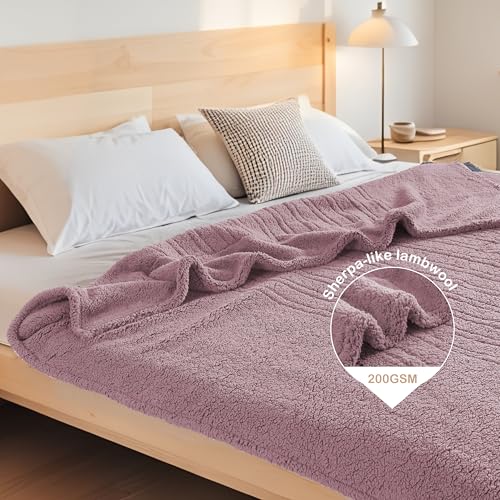 Queen Size Electric Heated Blanket with Dual Control & 9 Settings