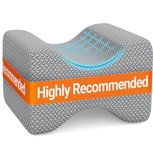 BlissTrends Ergonomic Memory Foam Knee & Leg Pillow for Side Sleepers