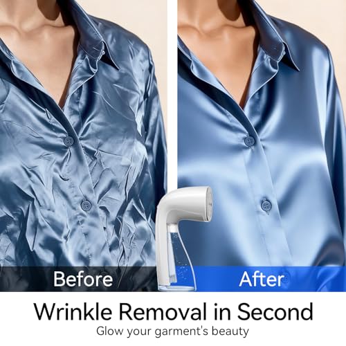 HiLIFE Handheld Clothes Steamer, 1100W Portable Fabric Wrinkle Remover