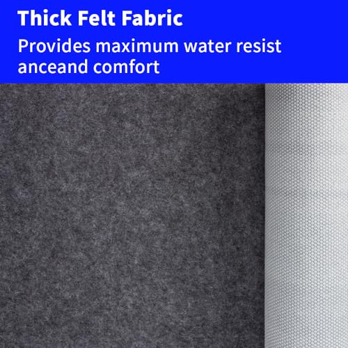 Waterproof Non-Slip Rug Pad 8x10 - Durable Felt Floor Protection for Rugs