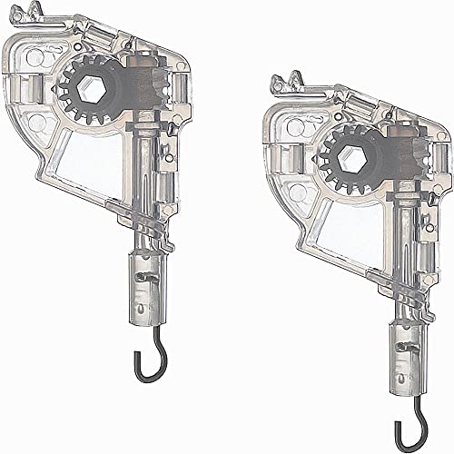 2pcs Low Profile Wand Tilter Mechanism for 2-inch Horizontal Wood Blinds