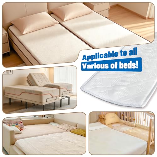 Bed Bridge Twin XL to King Mattress Gap Filler for Adjustable Split Beds