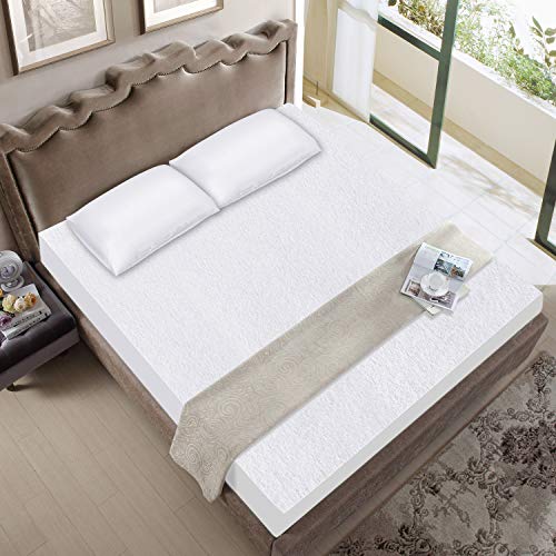 Moonsea Twin XL Waterproof Mattress Protector - Soft Cooling Viscose Terry