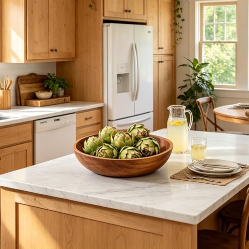 6-Piece Artificial Artichoke Set - Realistic Faux Vegetable Home Decor
